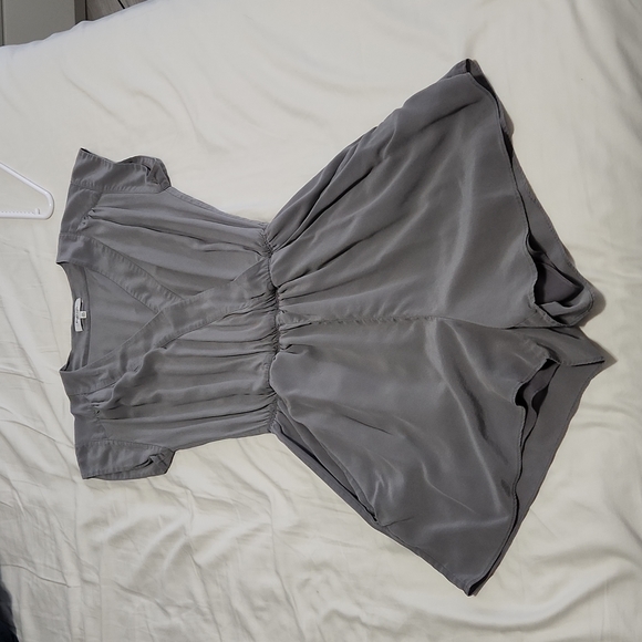 Aritzia Babaton Corbett Romper Gray XXS - Picture 3 of 4
